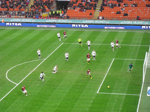 Tweede helft AC Milan - Atalanta