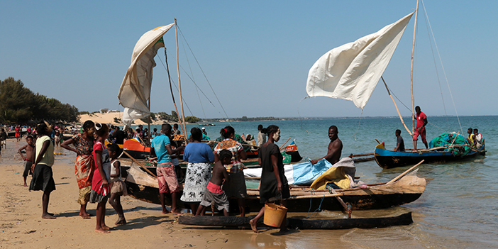 Madagascar - fisherboat in Ifaty