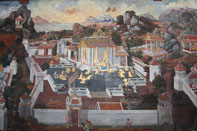 Fresco van Ramajana-epos