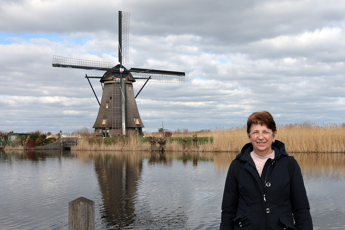 Wandelen langs de molens van Kinderdijk