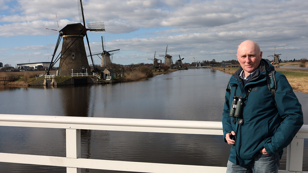 Wandelen langs de molens van Kinderdijk