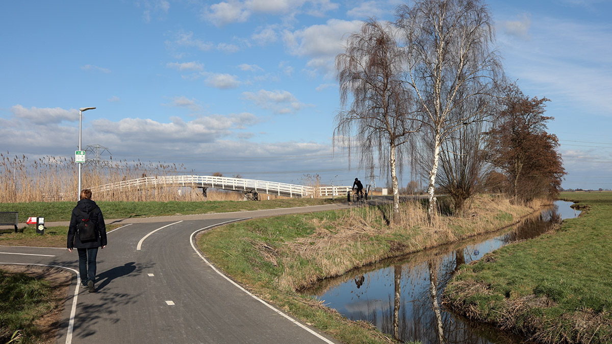 Wandelen langs de molens van Kinderdijk