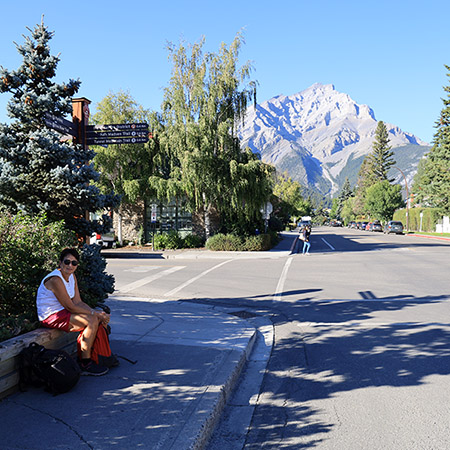 Gina Mom in Banff