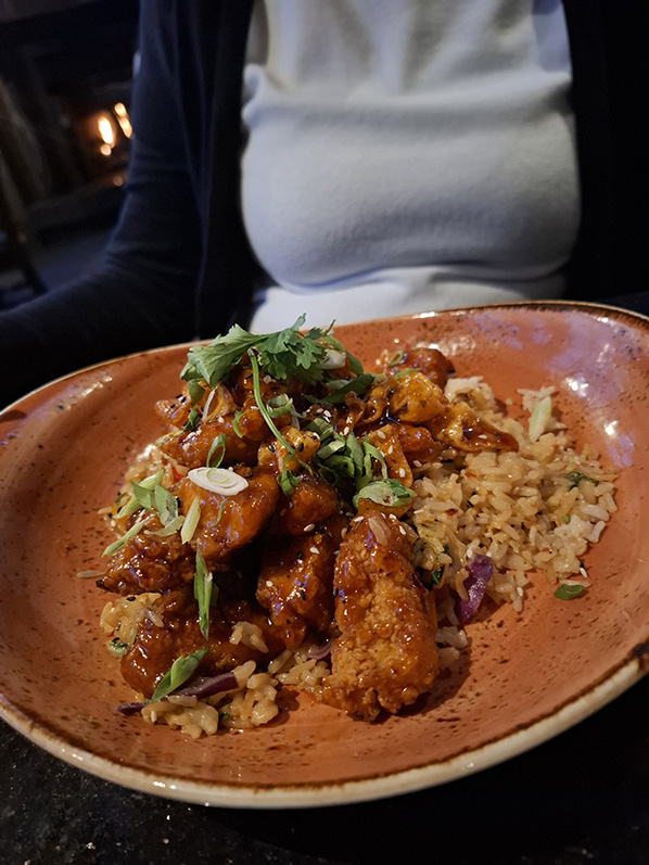 Sweet Chili Chicken Bowl. 