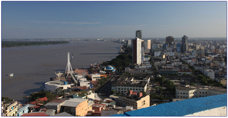 Guayaquil vanaf de Faro