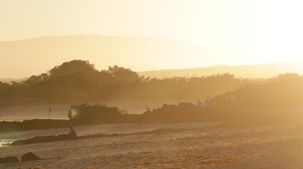 Zonsondergang op Isabela