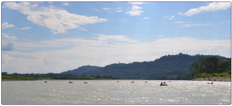 Dobberen op Rio Napo