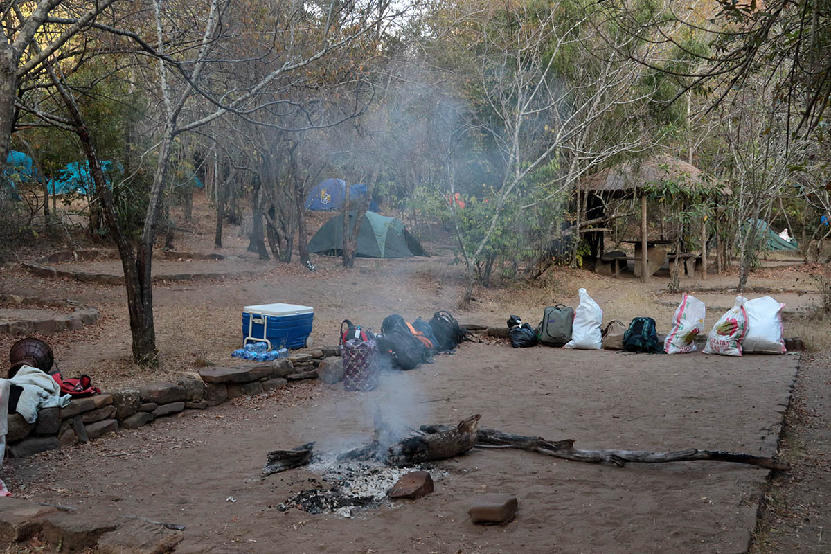Zakania campingsite in Isalo NP Madgascar
