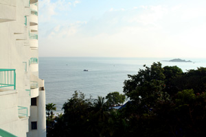 Uitzicht op de Indische Oceaan
