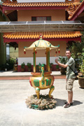 Erik in de Chinese tempel