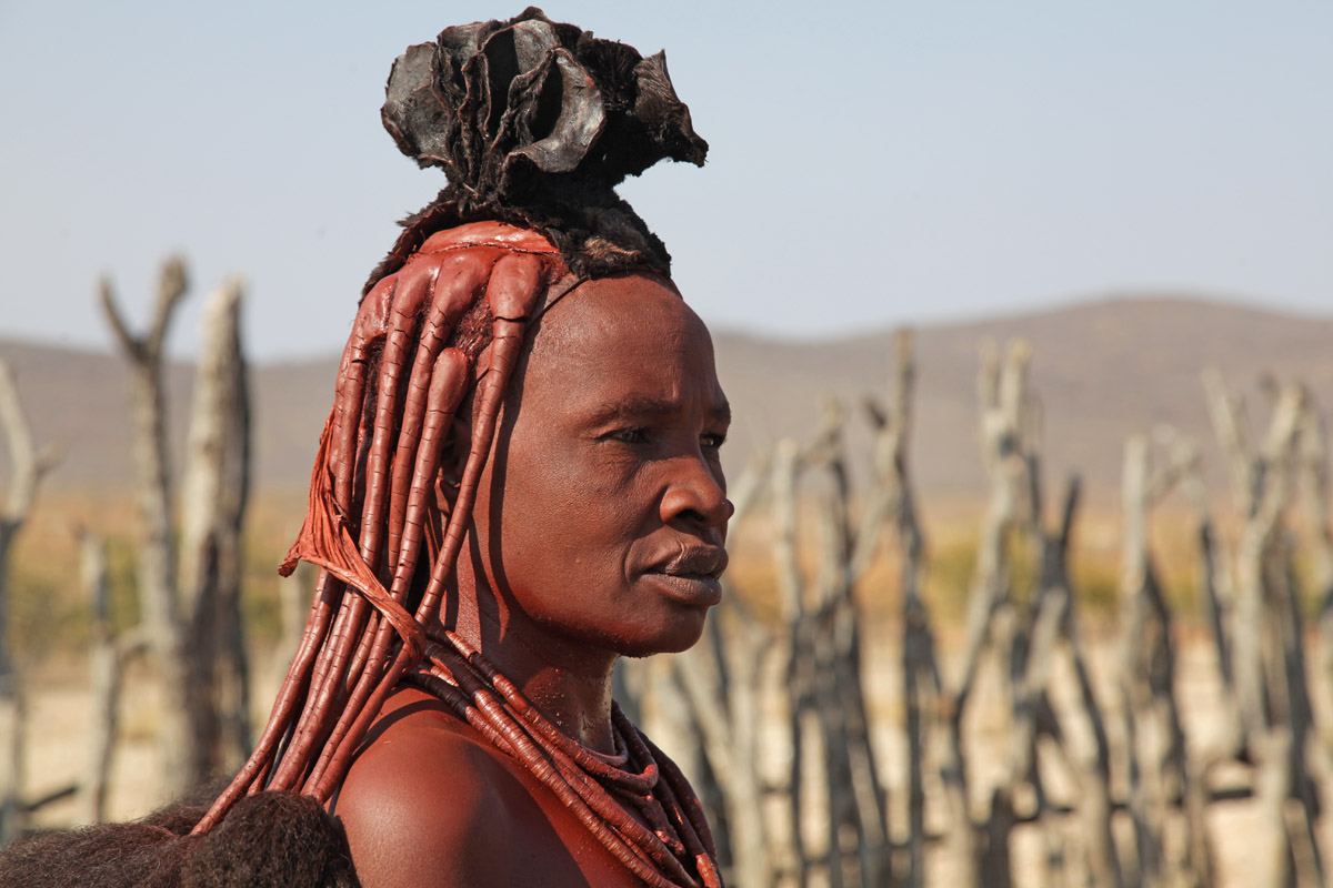 Himbavrouw bij Opuwo