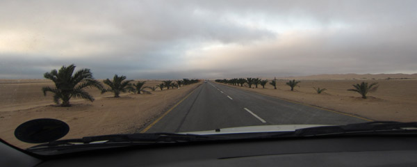 Kustweg van Walvisbay naar Swakopmund