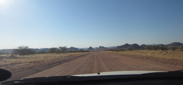 Op weg naar Twijfelfontein
