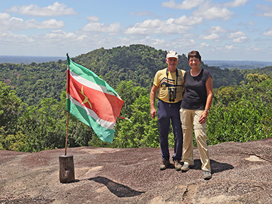 Hans en Gina Mom op de Fredberg