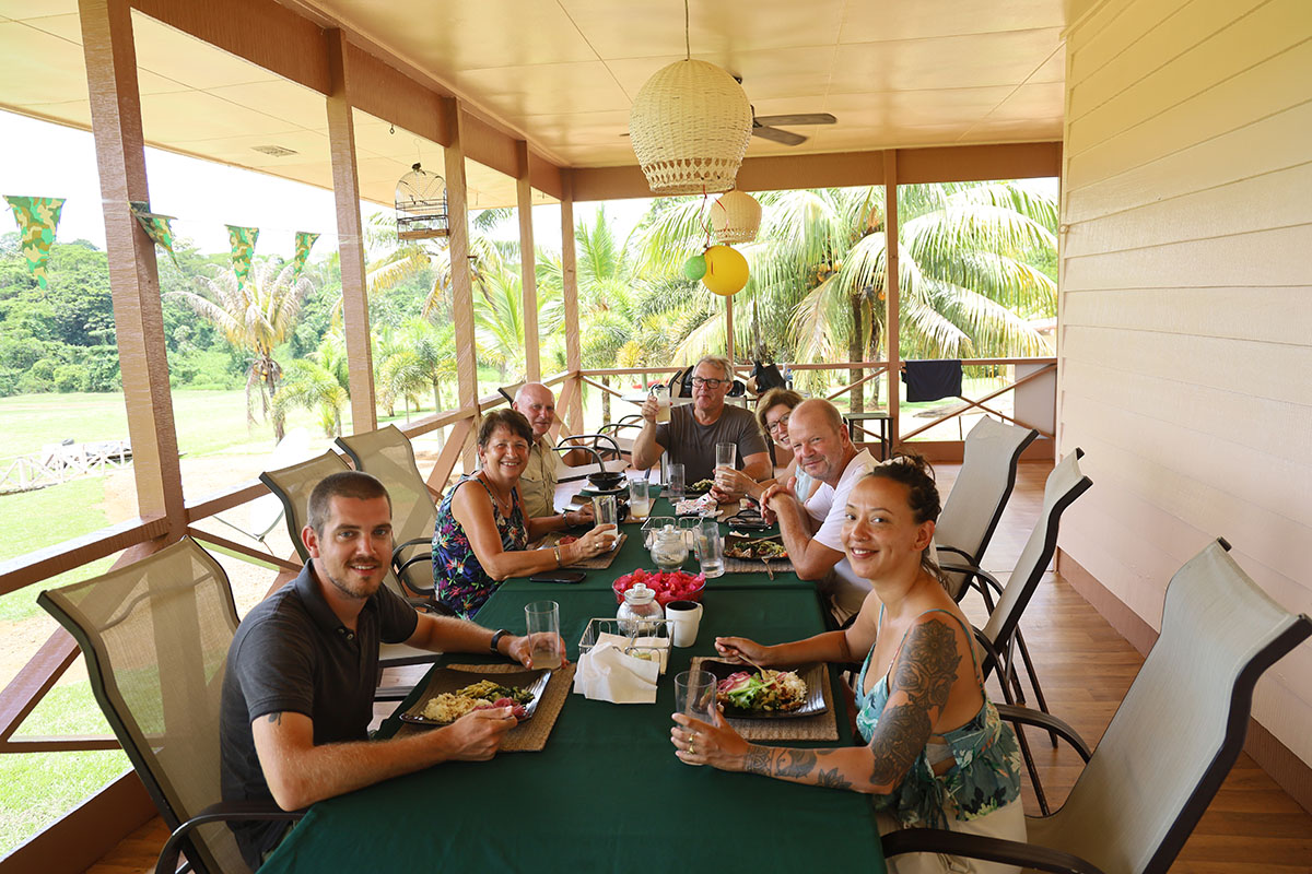 Laatste lunch met gezelschap Kabalebo