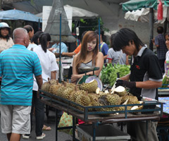 Marktje in Bangkok