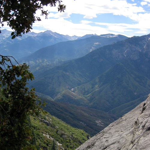 Uitzicht vanaf Moro Rock