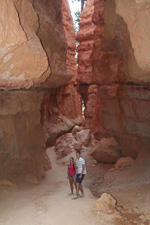 Erik en Caroline onderin de Canyon