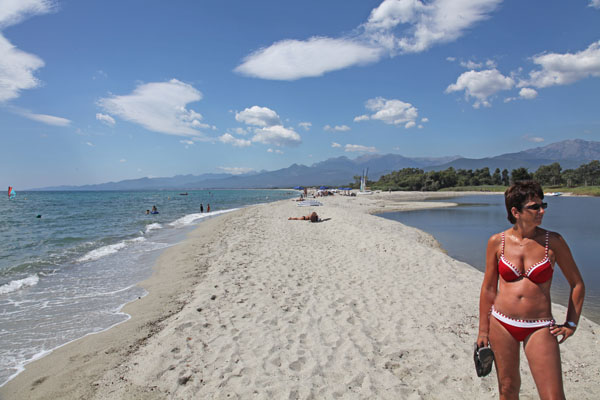 Strand bij Ghisonaccia