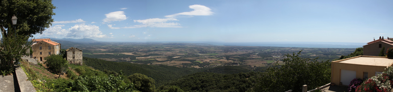 Panorama vanaf Prunelli di Fiumorbo
