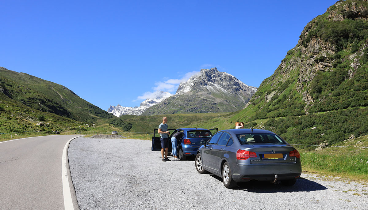 Silvretta Hochalpenstraße, vakantie 2020 Oostenrijk Hans en Gina Mom