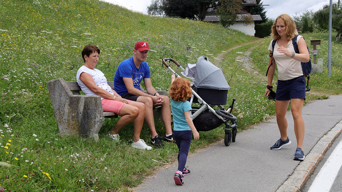 Wandelen langs de panoramaweg